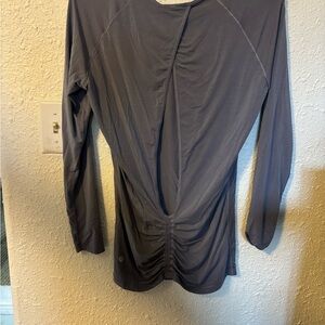 lululemon athletica Charcoal Long Sleeve Women's Top